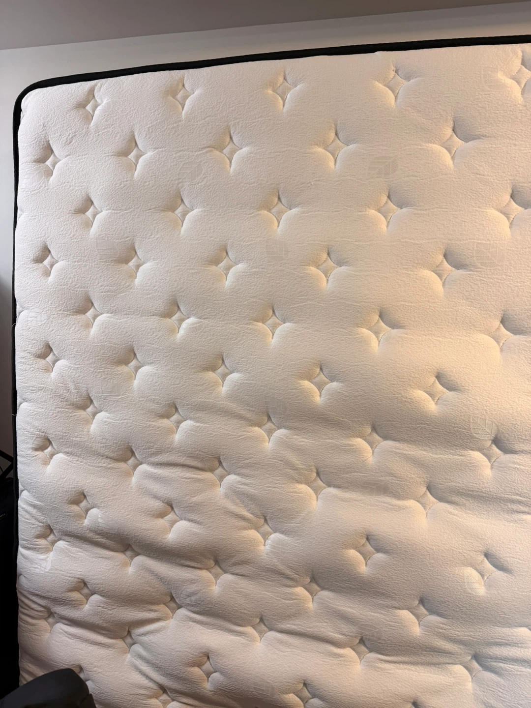 White and Black Padded Mattress- Queen Mattress Move Out Sale