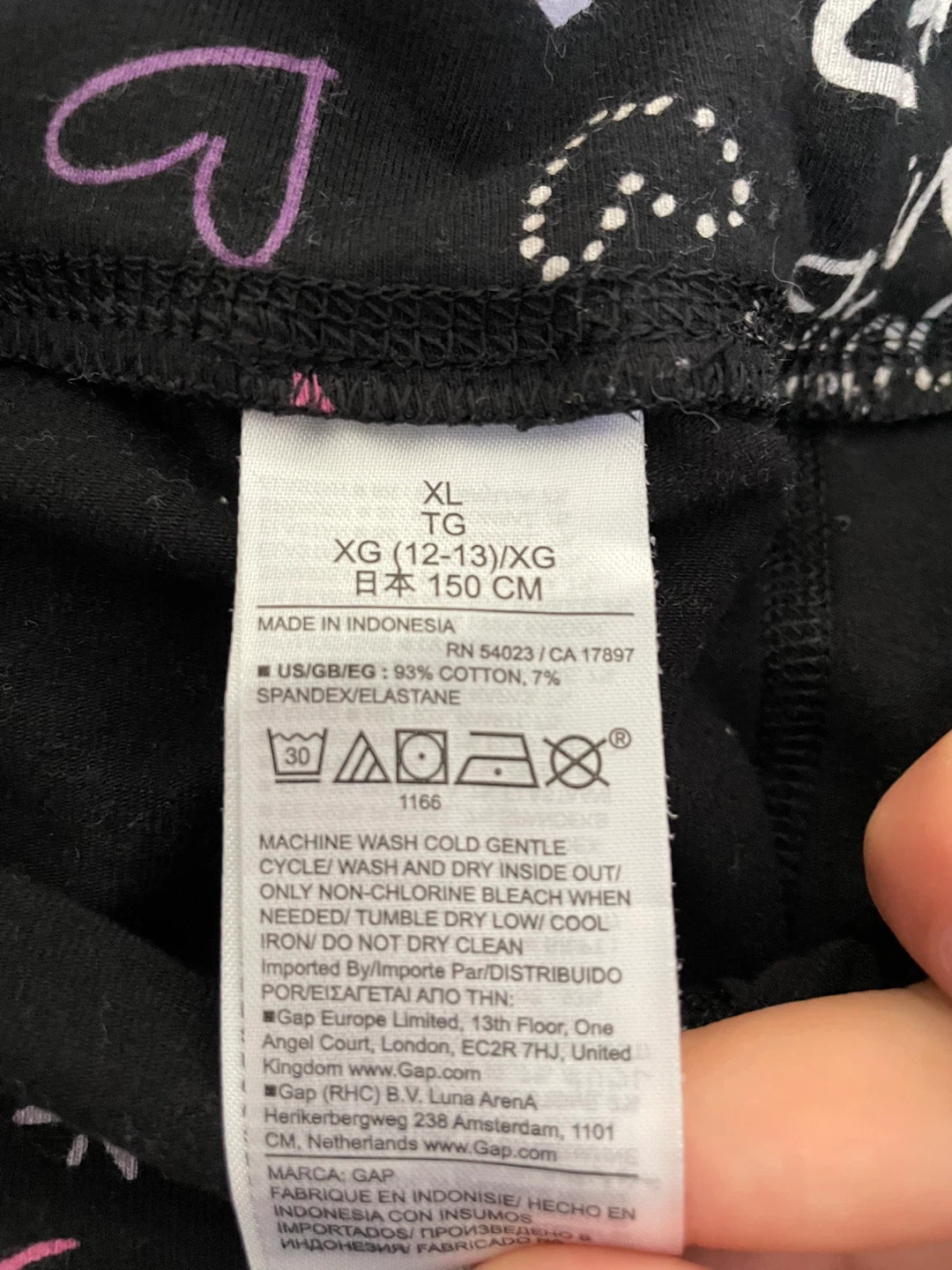 GAP Kids Girls Graphic Print Flare Pants XL (12) - photo 2