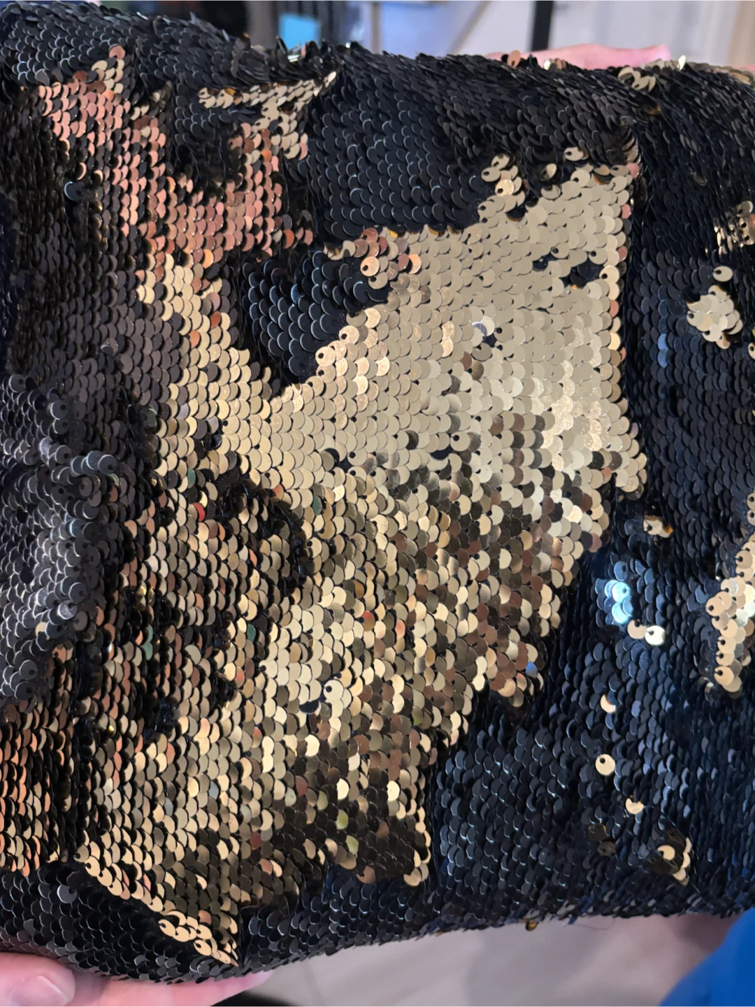 Reversible Sequin Pillow Cover
