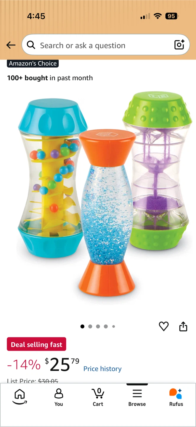Set of 3 Sensory Liquid Motion Toys - photo 2