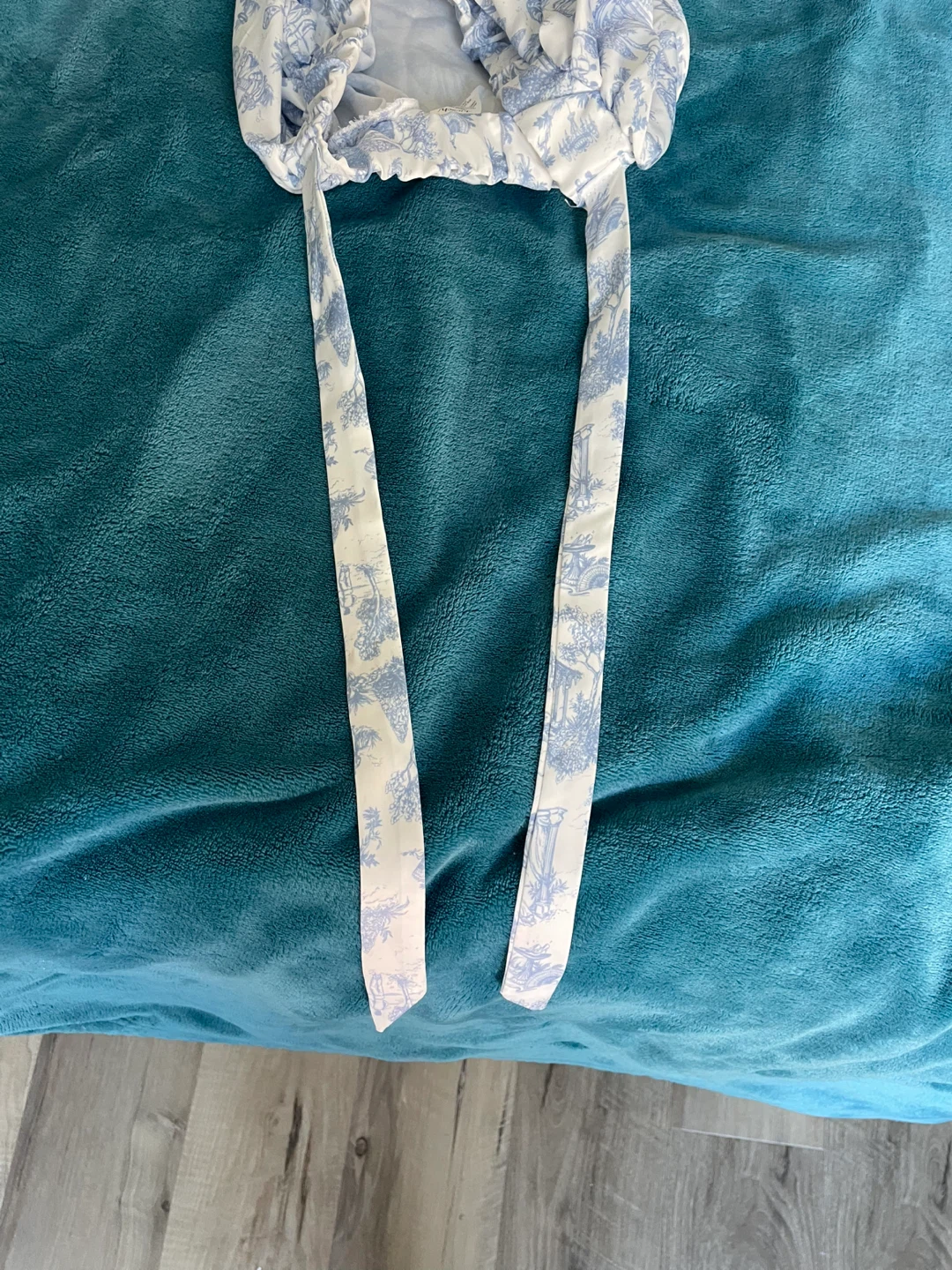 Kitsch bonnet Blue Toile Pattern - photo 4
