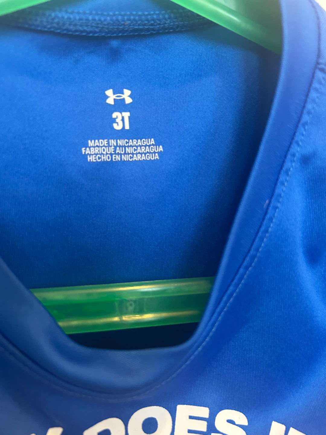 Under Armour Boys Blue "Easy Does It" T-Shirt Size 3T - photo 2