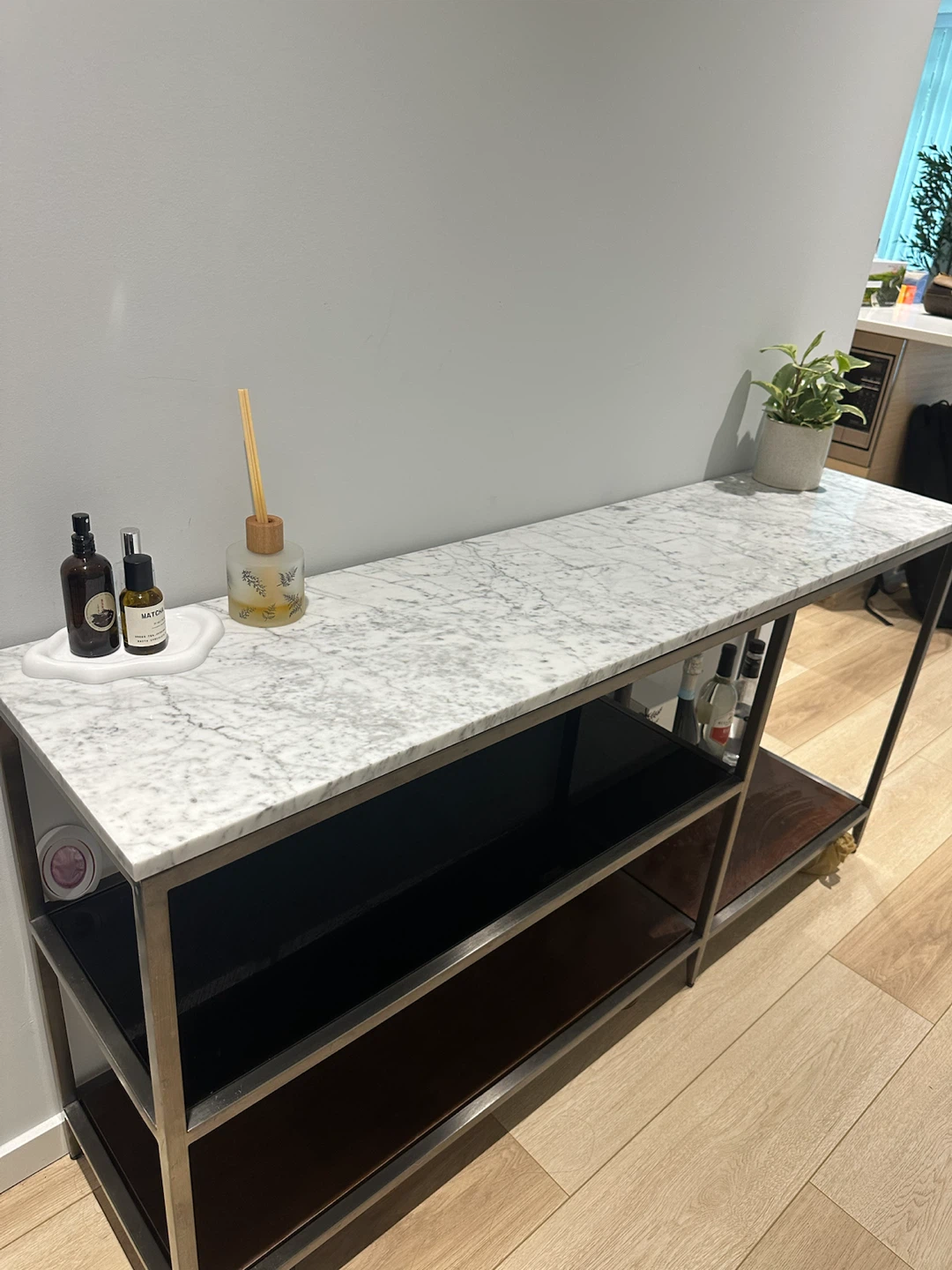 Marble Top Entryway Table