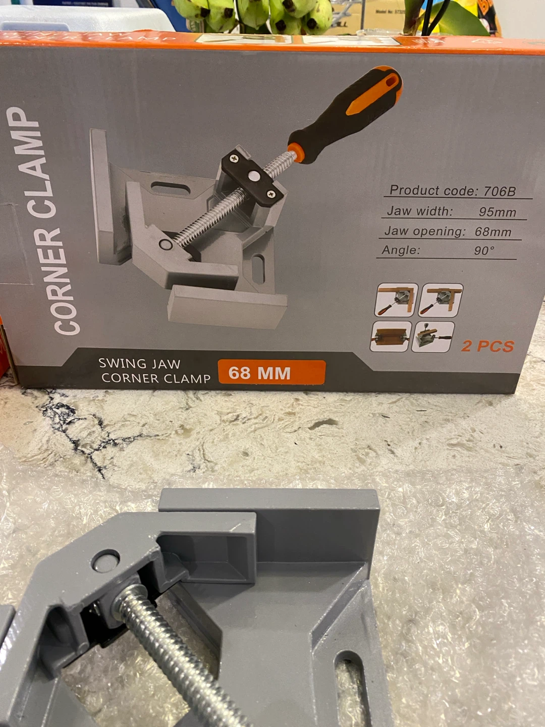Swing Jaw Corner Clamp 68 MM