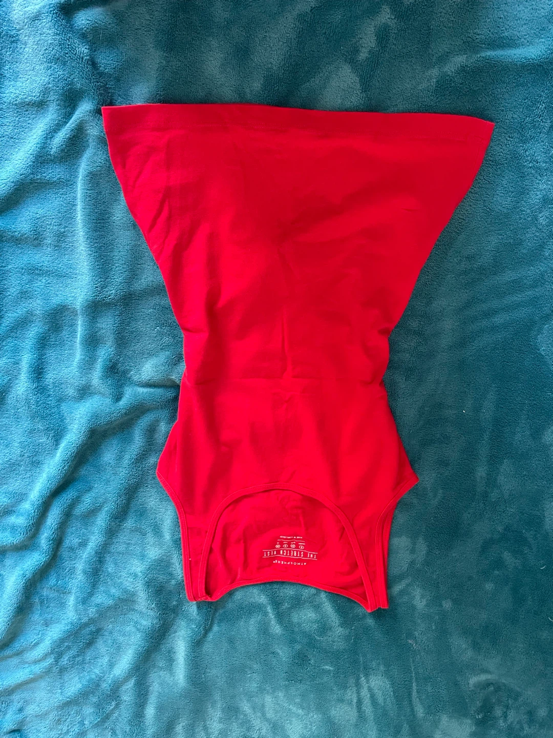 ATMOSPHERE The Stretch Vest Red Tank Top Size 6 - photo 2
