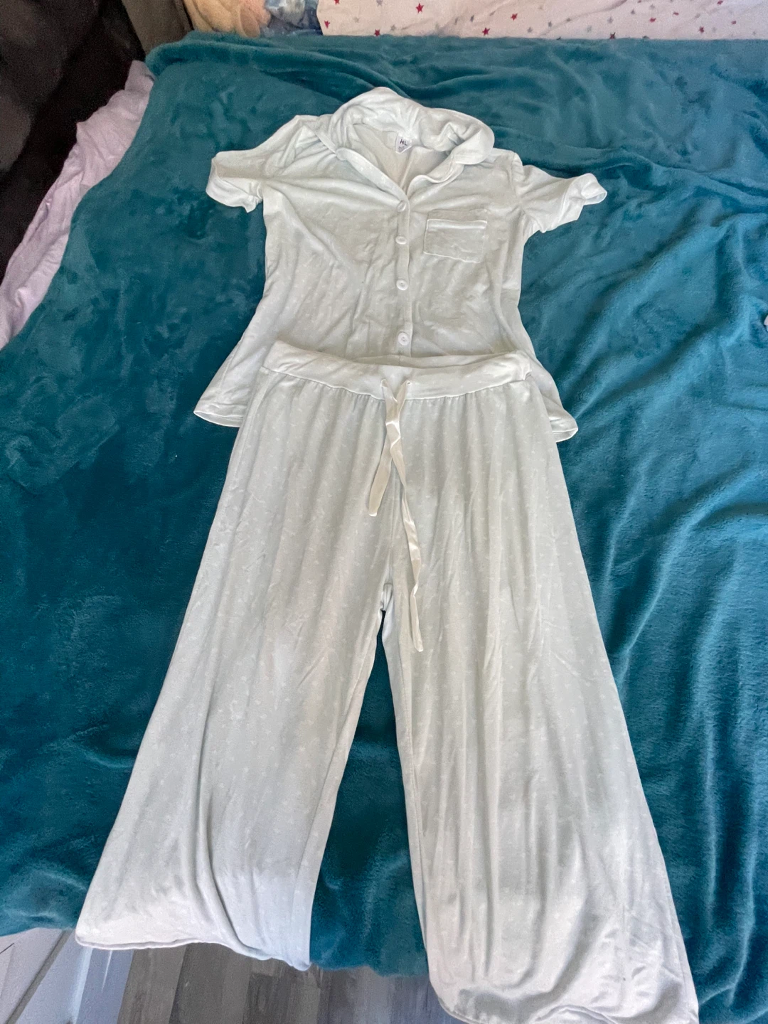 White Pajama Set