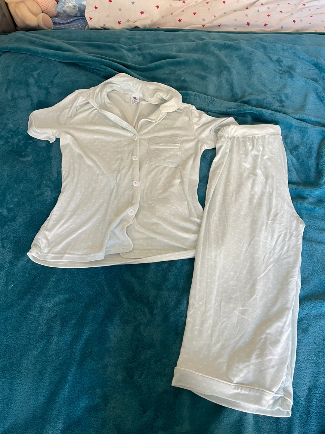 White Pajama Set - photo 2