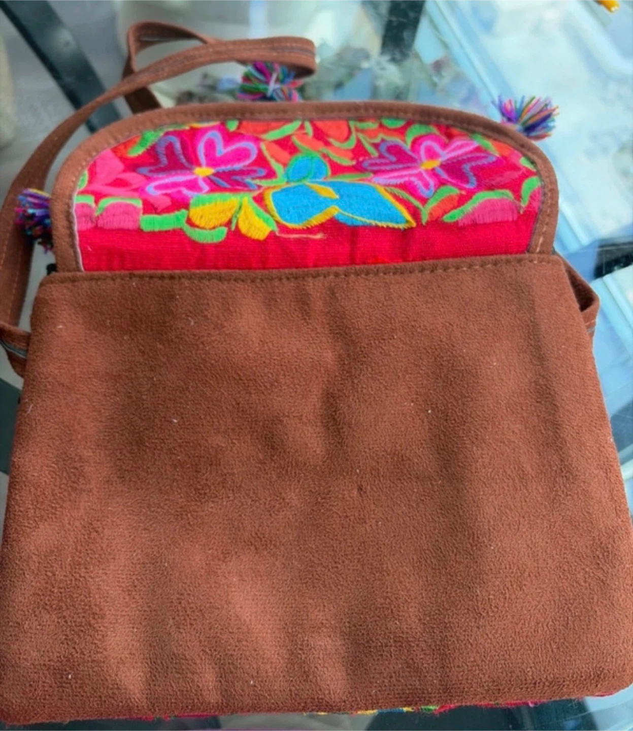 Embroidered Crossbody Bag - photo 2