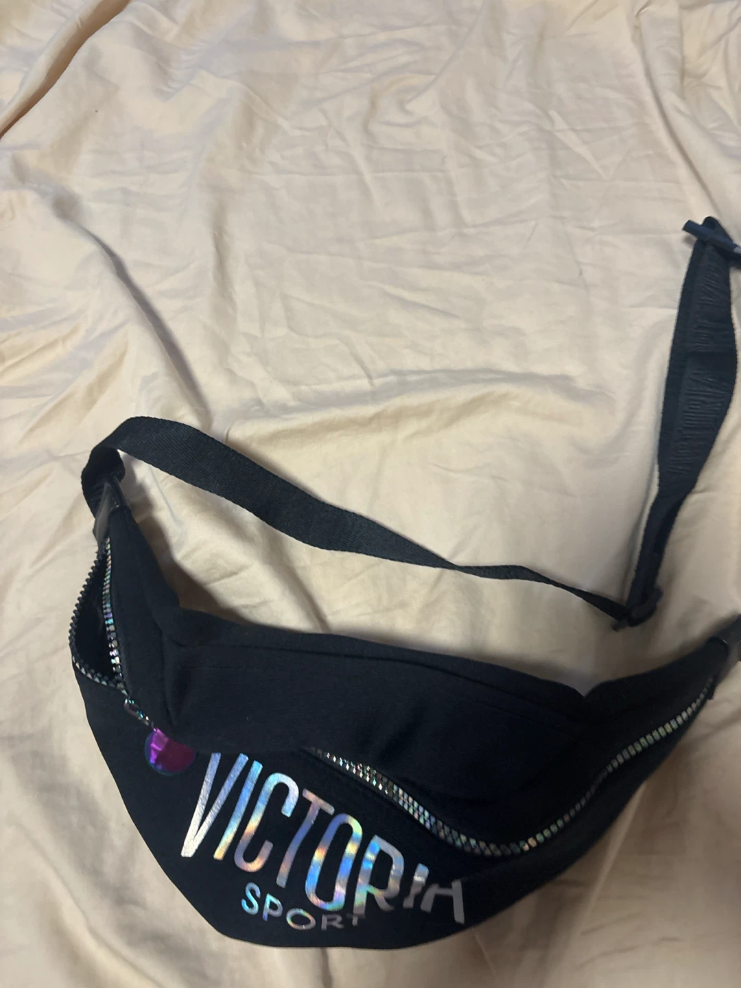 Victoria Sport Black Belt Bag with Holographic Logo - photo 2