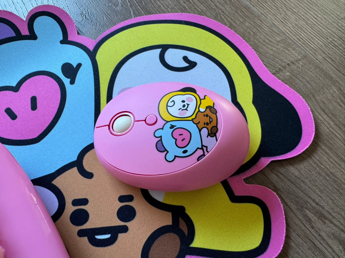 New BT21 Chimmy, Mang & Shooky Keyboard and Mouse Set - photo 3