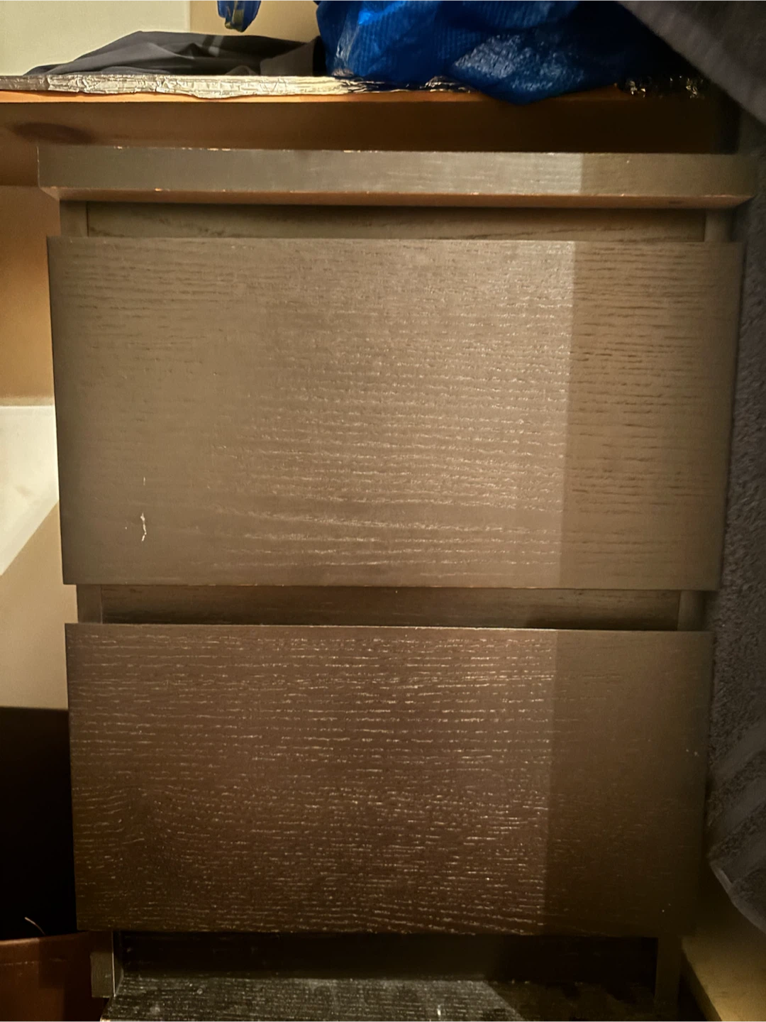 Qty 2 of Two-Drawer Nightstand