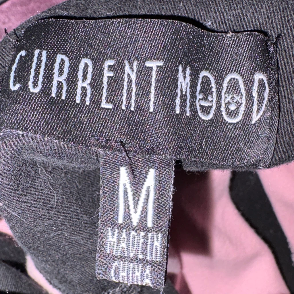 Current Mood Pleated Mini Skirt - Black & Pink - photo 2