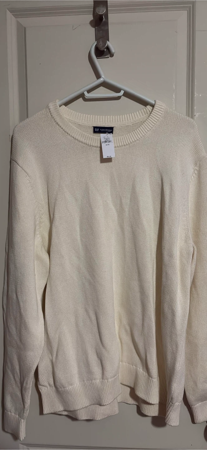 GAP Cream Knit Sweater XL - photo 2