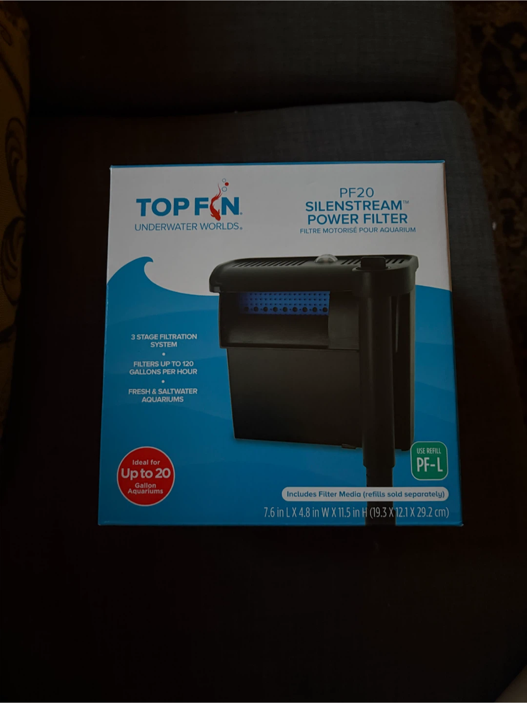 Top Fin PF20 Silentstream Power Filter