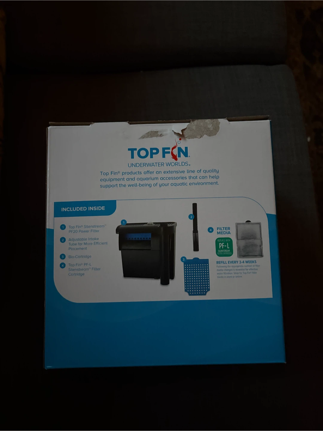 Top Fin PF20 Silentstream Power Filter - photo 5