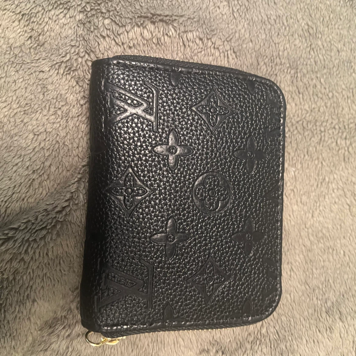 Black Zip Around Wallet
