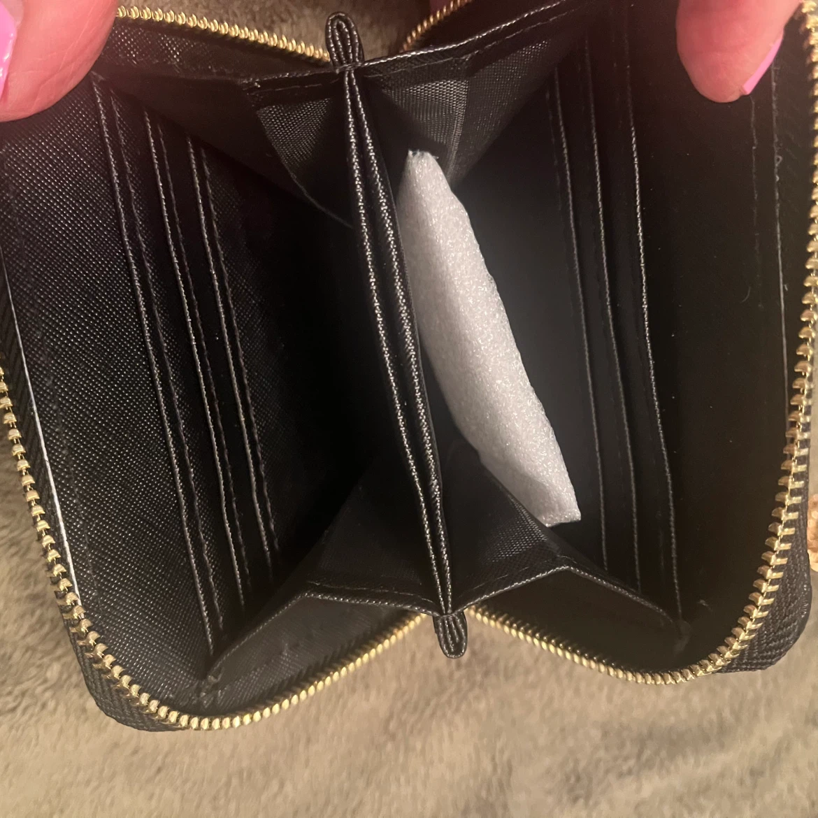 Black Zip Around Wallet - photo 2