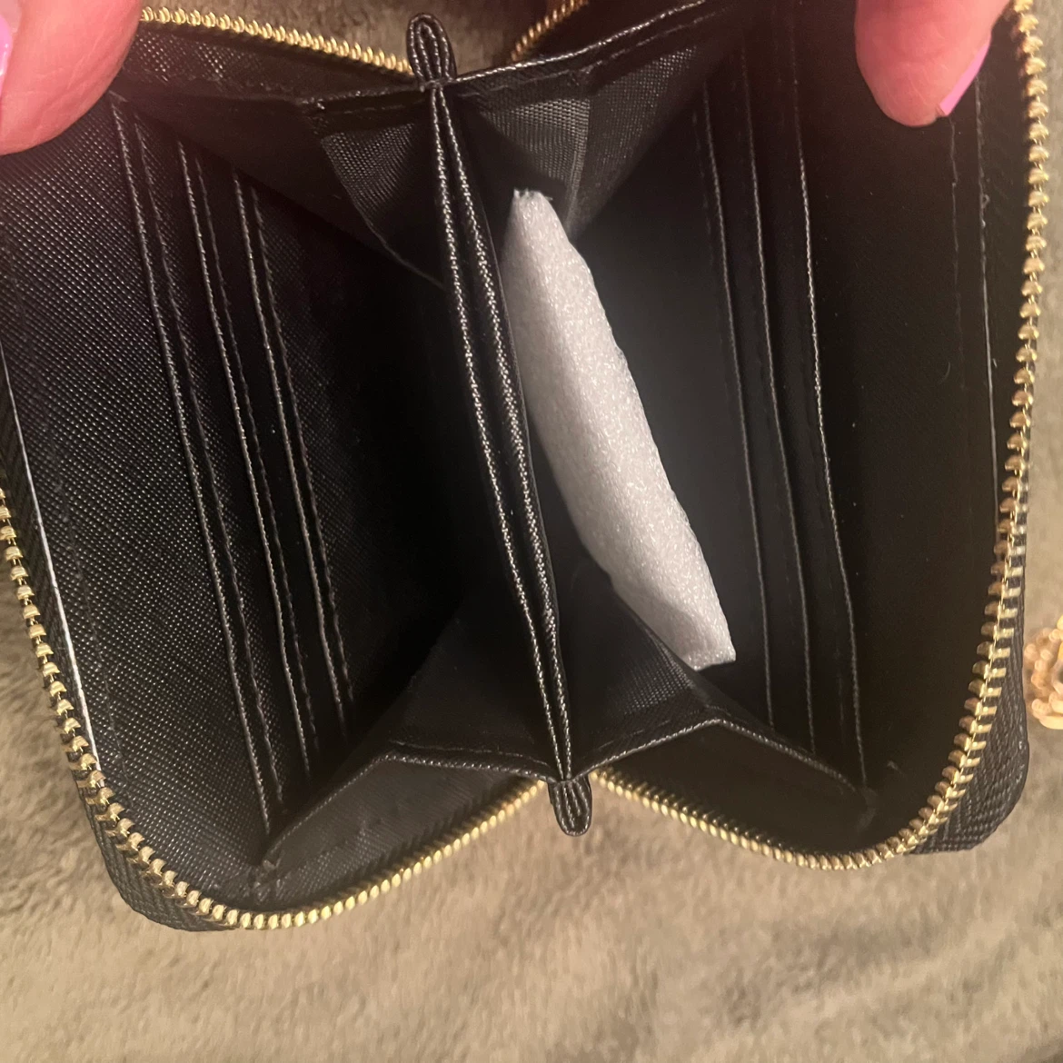 Black Zip Around Wallet - photo 4