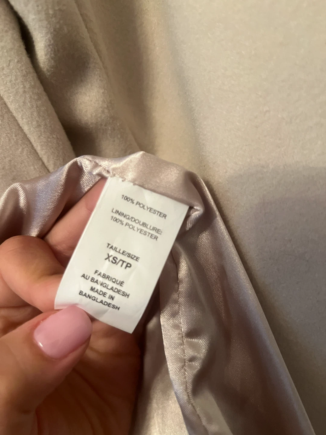 Suzy Belted Wool-Blend Coat XS/TP Cream - photo 3