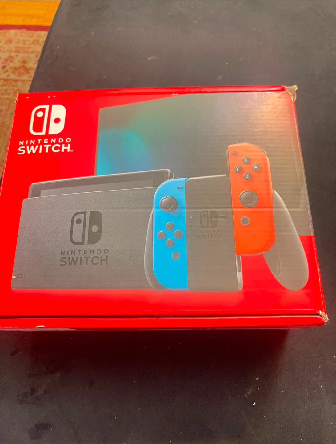 Nintendo Switch Console with Neon Blue and Red Joy-Cons - photo 3