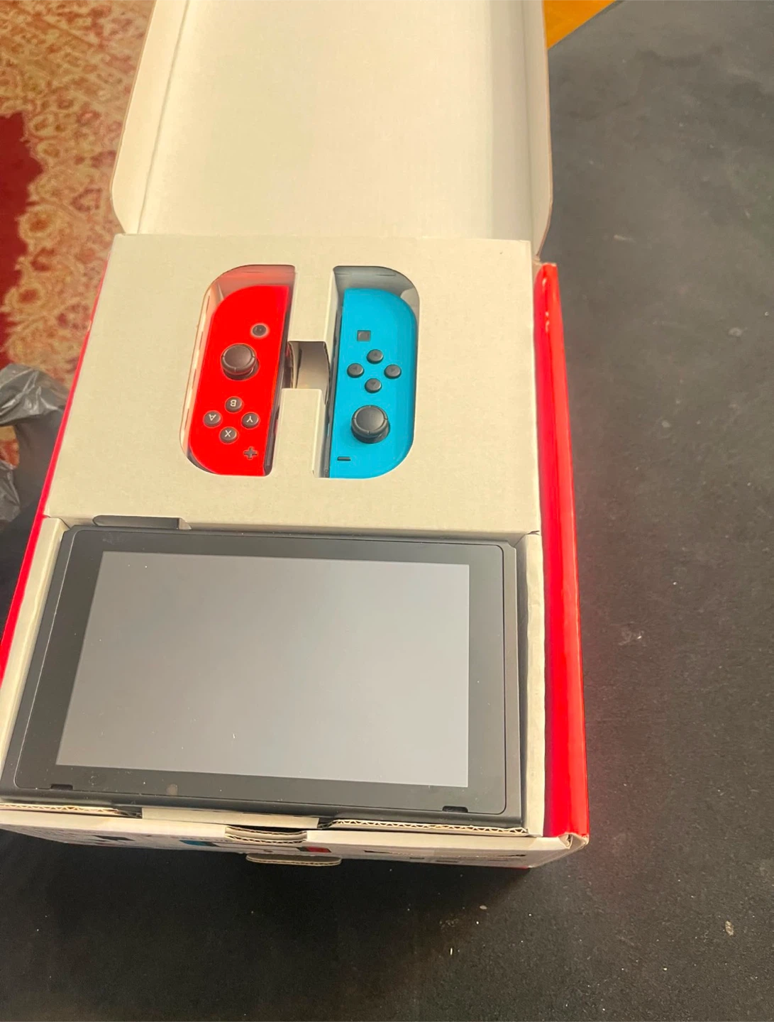 Nintendo Switch Console with Neon Blue and Red Joy-Cons - photo 4