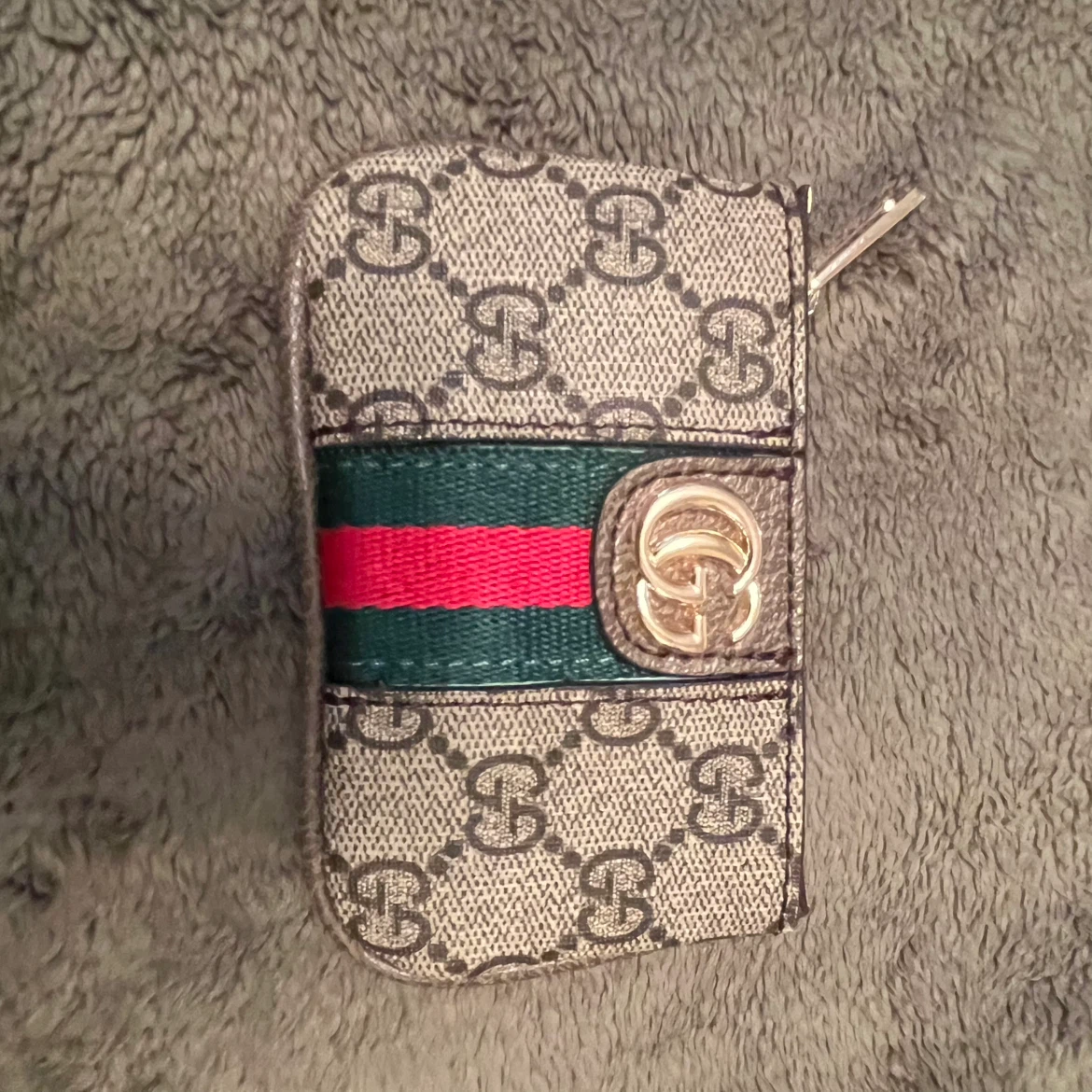 Monogram Key Pouch with Chain - photo 3