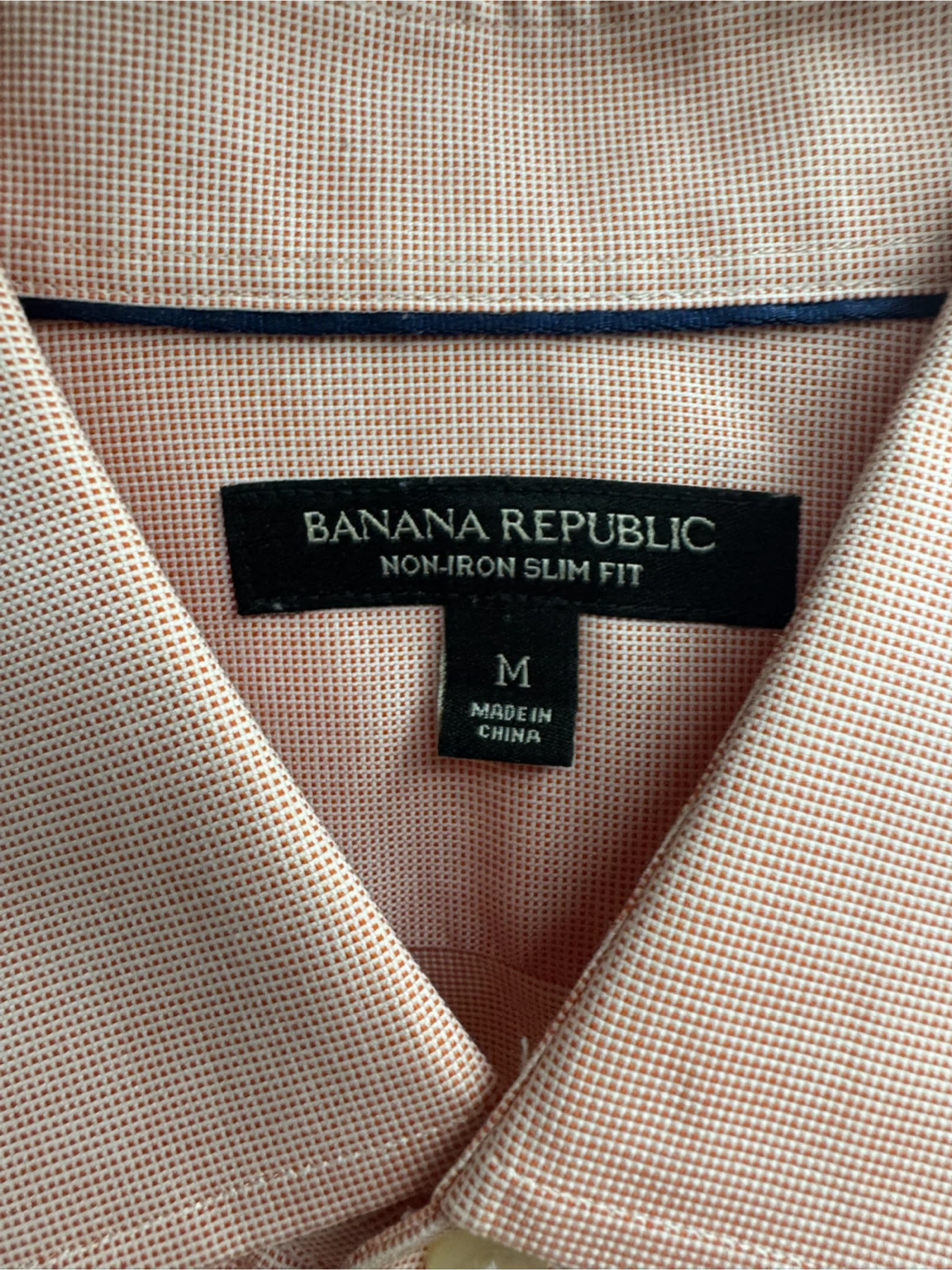 Banana Republic Slim Fit Button-Down Shirt - Pink - Size M - photo 2