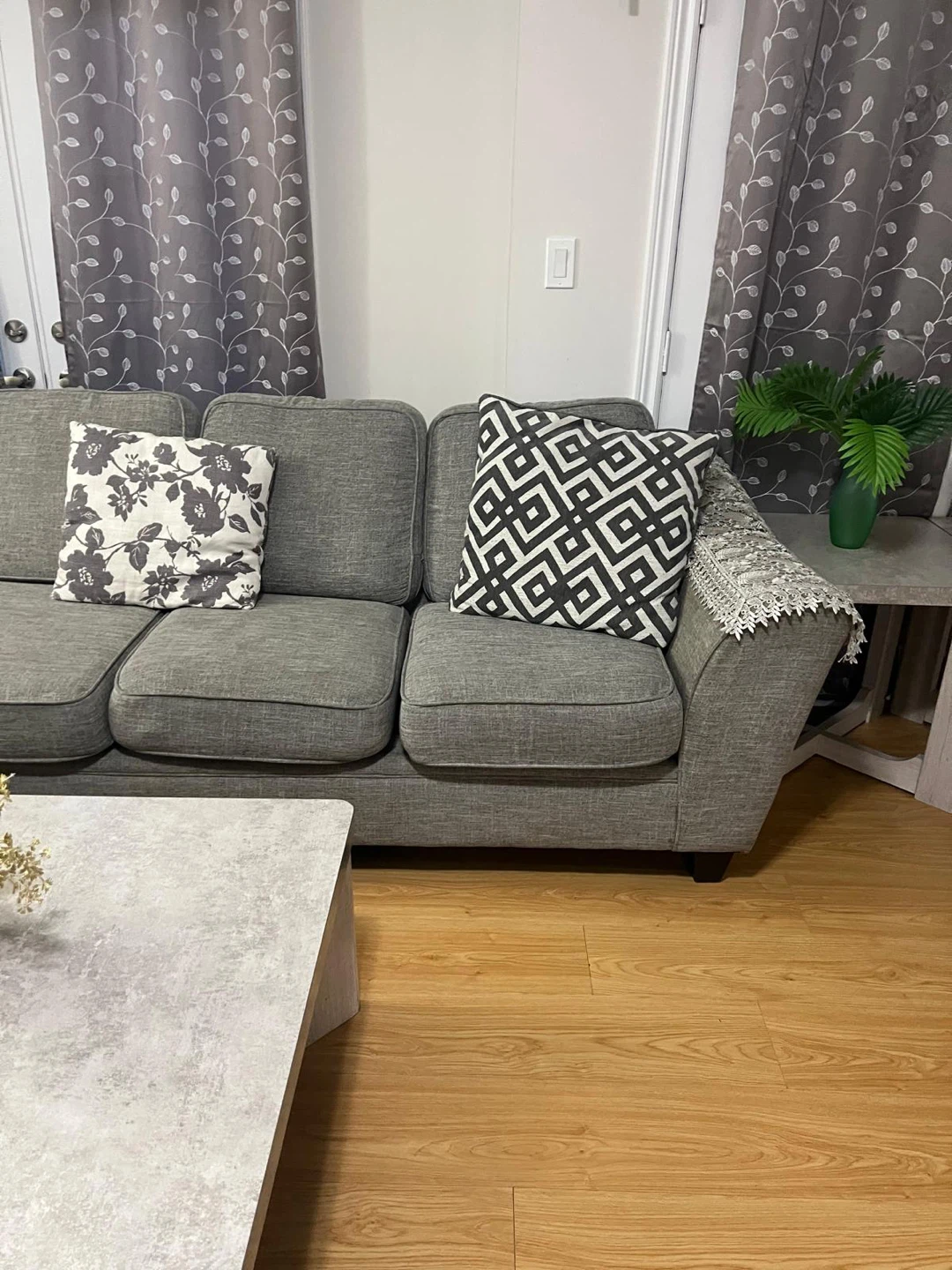 Grey Sectional Sofa - photo 4
