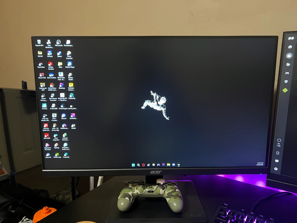 Acer Black Computer Monitor