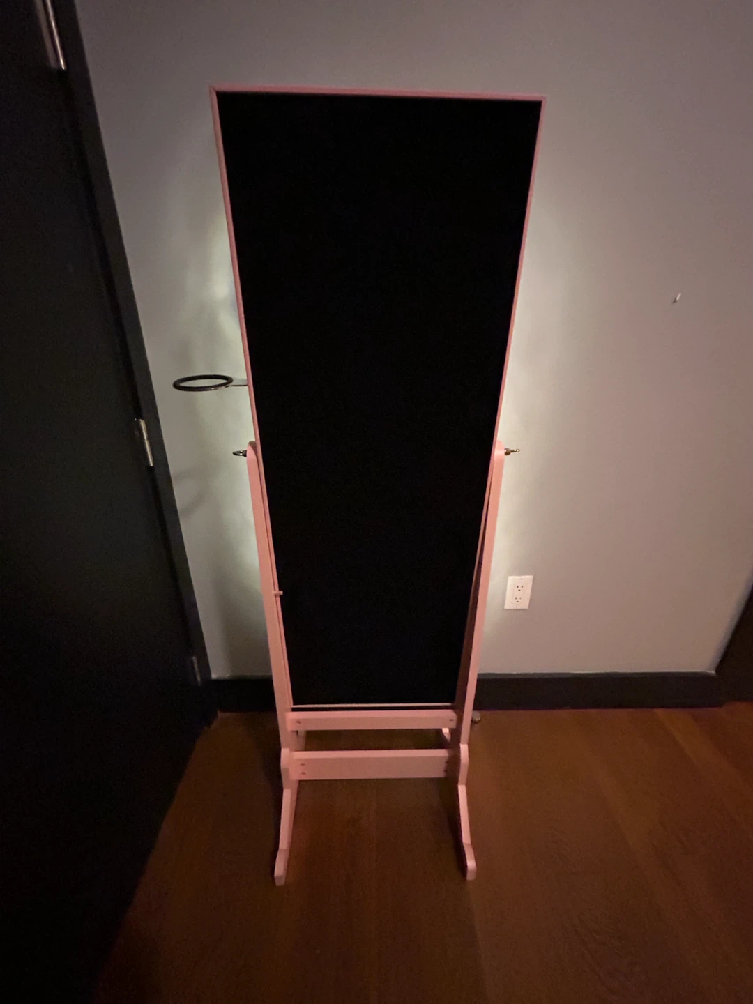 Pink Jewelry Armoire Mirror with Lights - photo 3