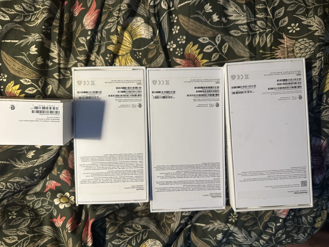 One Box for an iPad, Three iPhone boxes the AirPods 3 - photo 2