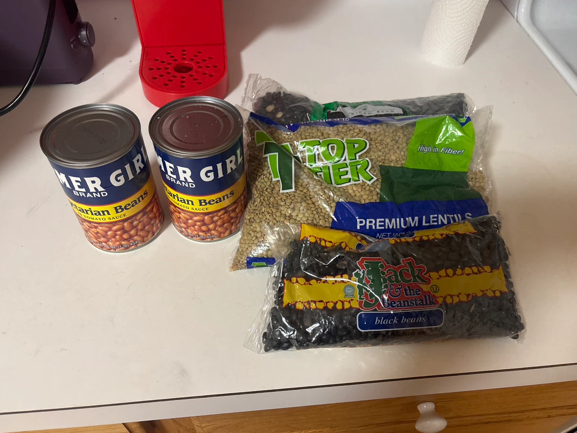 Farmer Girl Vegetarian Beans & Jack & the Beanstalk Black Beans