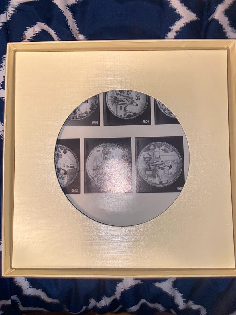 Decorative Porcelain Plate with Chinese Art - photo 3