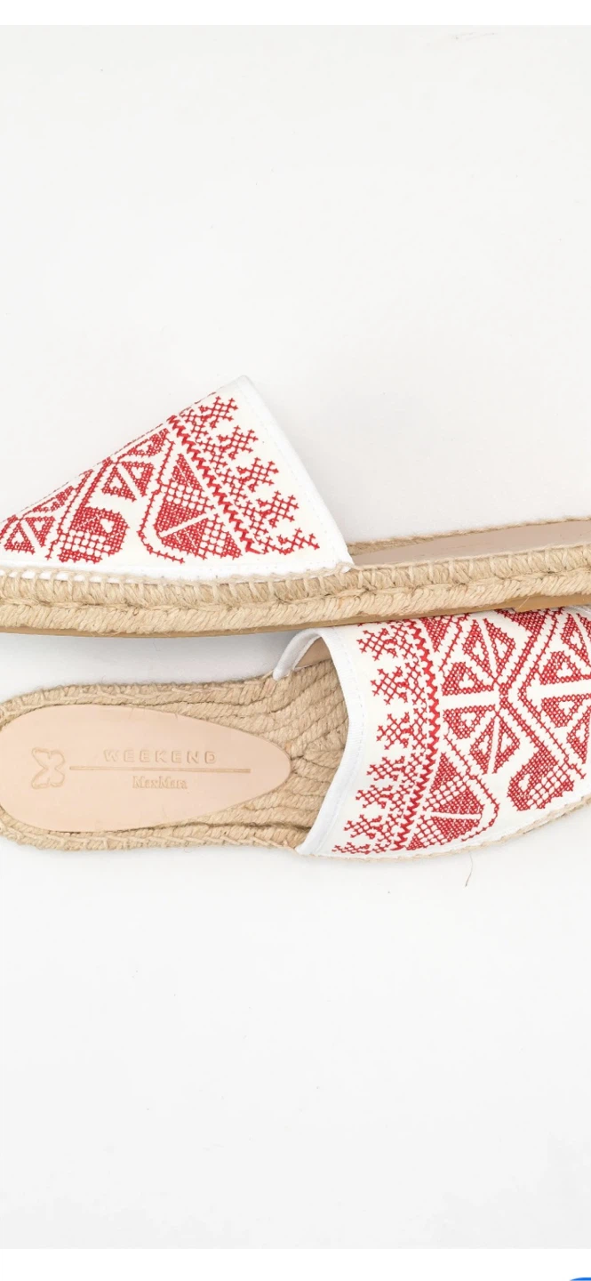 MaxMara Embroidered Espadrille Flats - photo 2