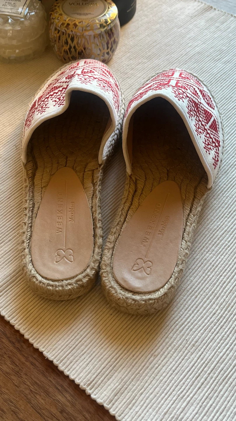 MaxMara Embroidered Espadrille Flats - photo 5