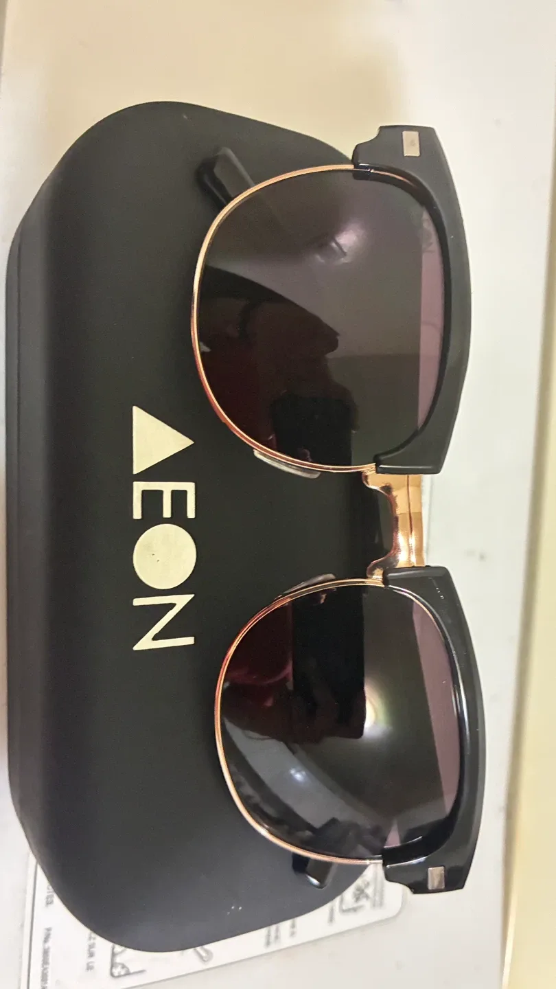 AEON ATTIRE Liger Sunglasses black rimmed