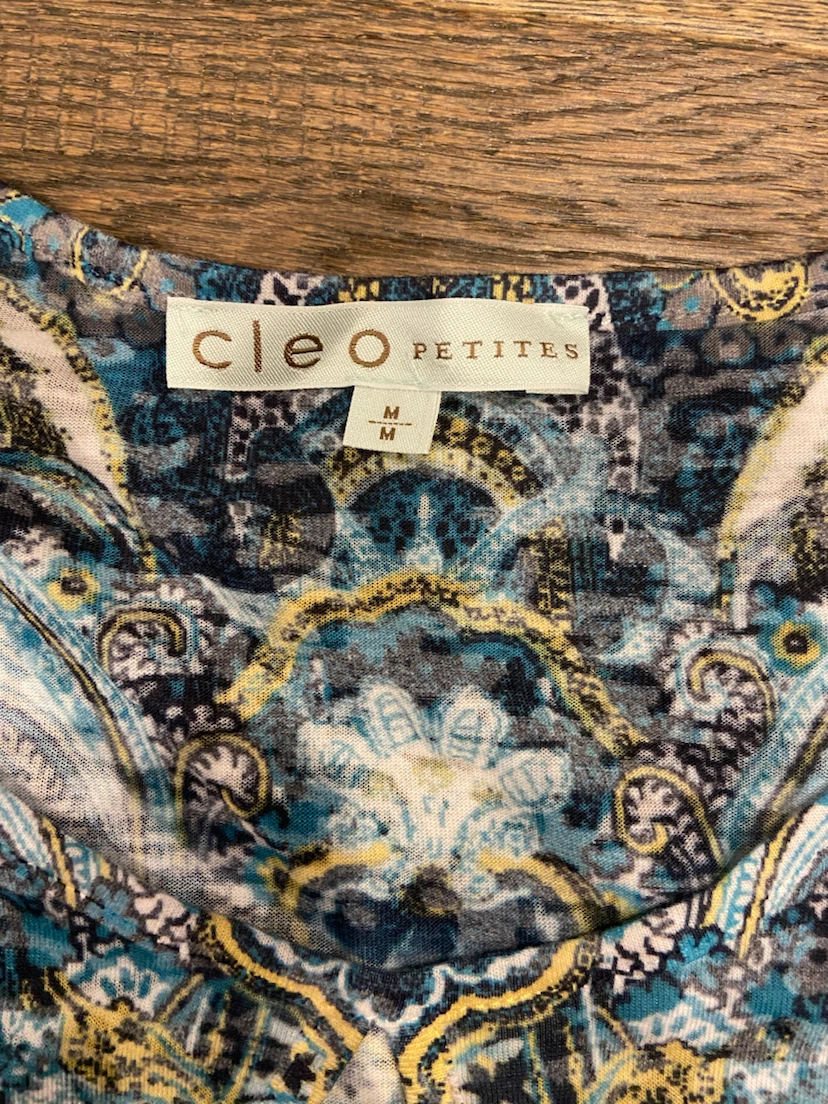 EUC: Cleo Petites Size M Paisley Sleeveless Top - photo 3