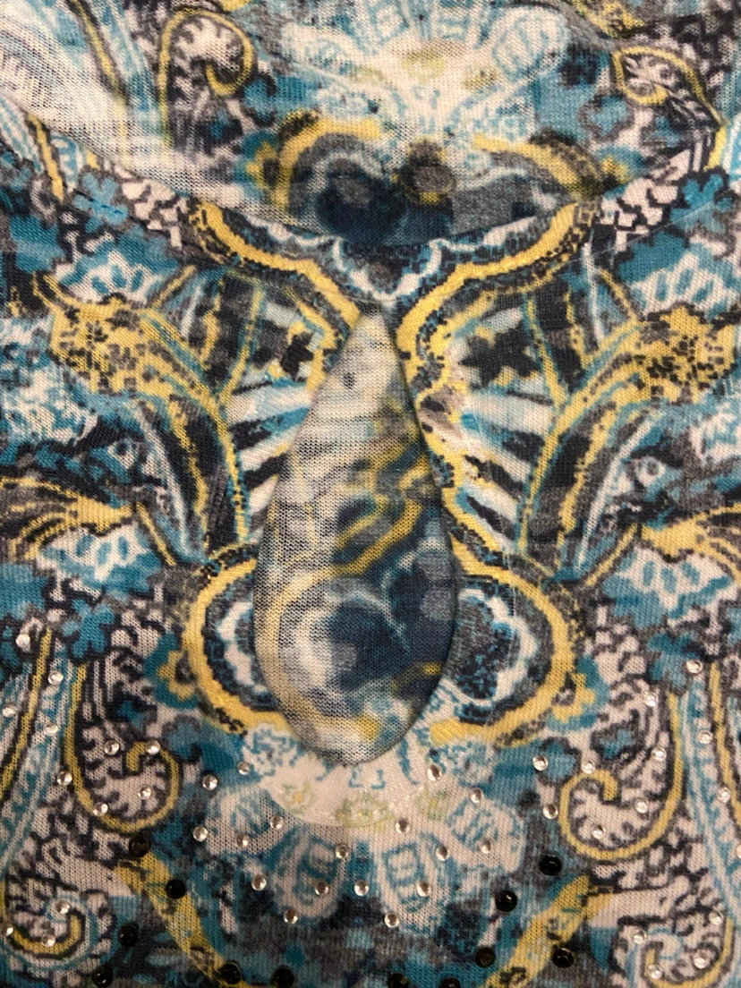 EUC: Cleo Petites Size M Paisley Sleeveless Top - photo 4