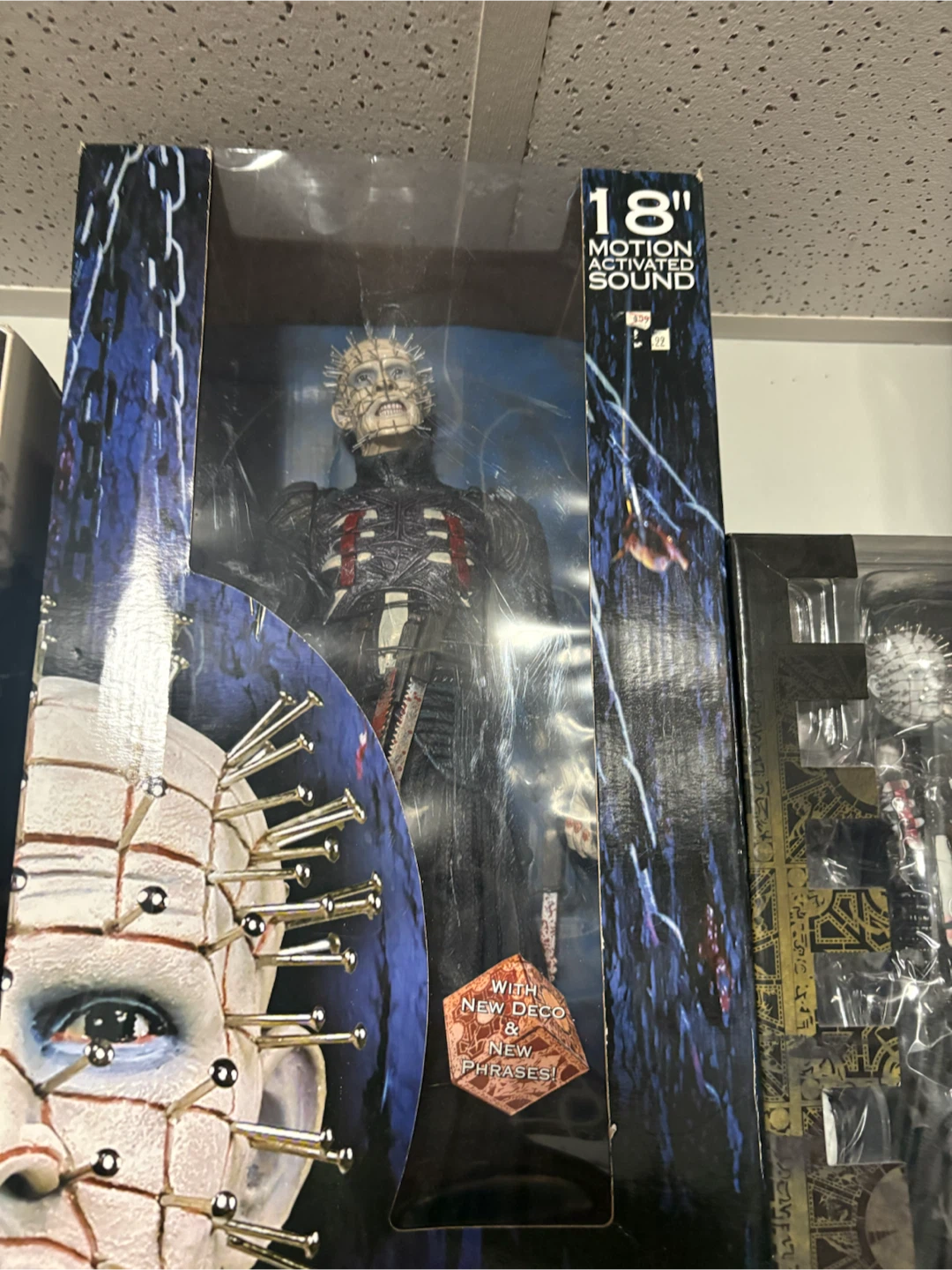 18" Hellraiser Pinhead Action Figure with Motion Activated Sound