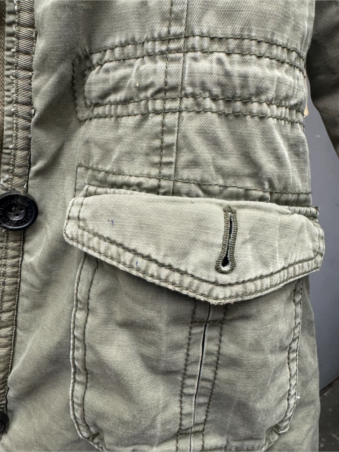 Abercrombie & Fitch Sherpa Lined Military Jacket - photo 4