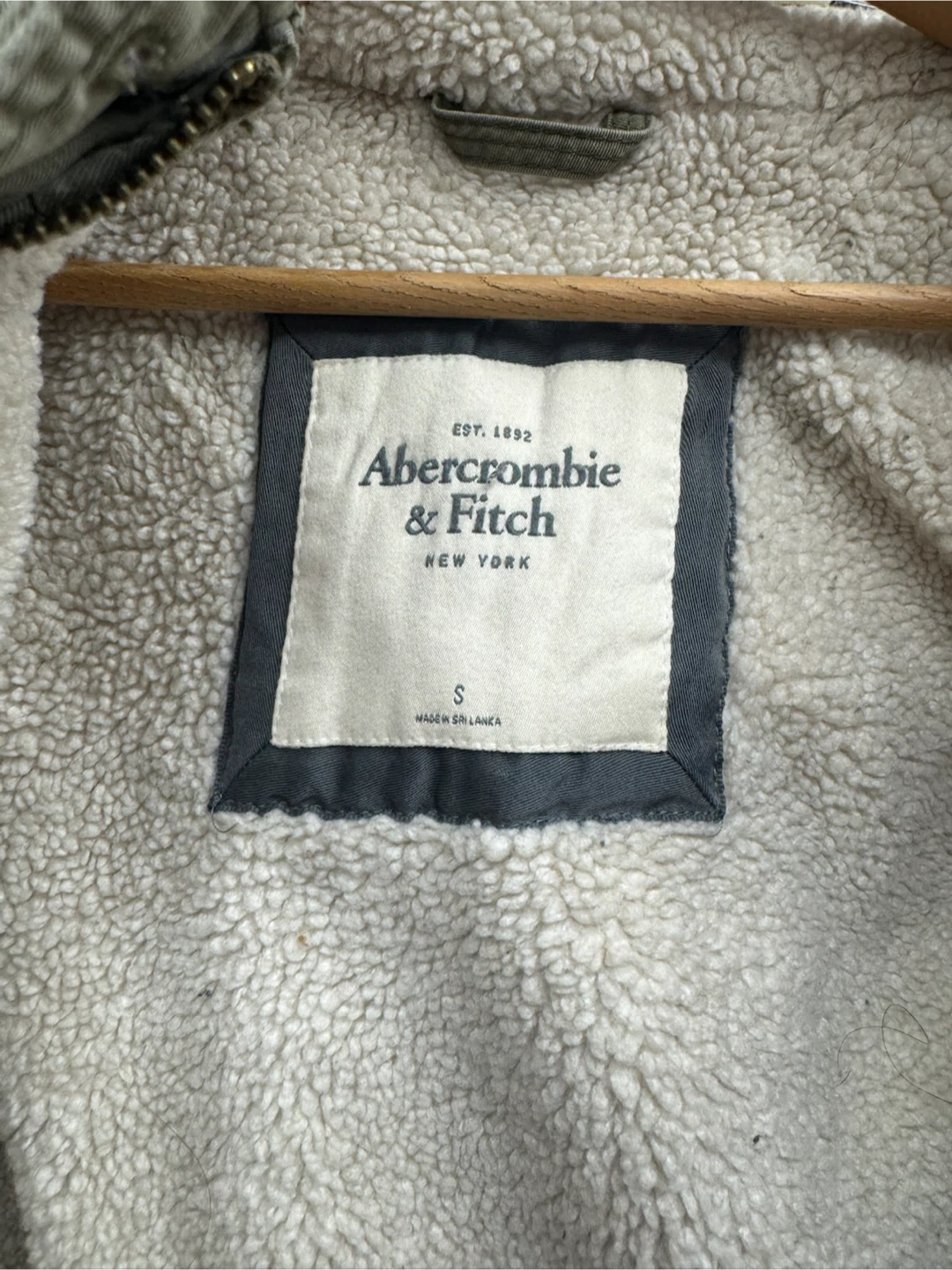 Abercrombie & Fitch Sherpa Lined Military Jacket - photo 5