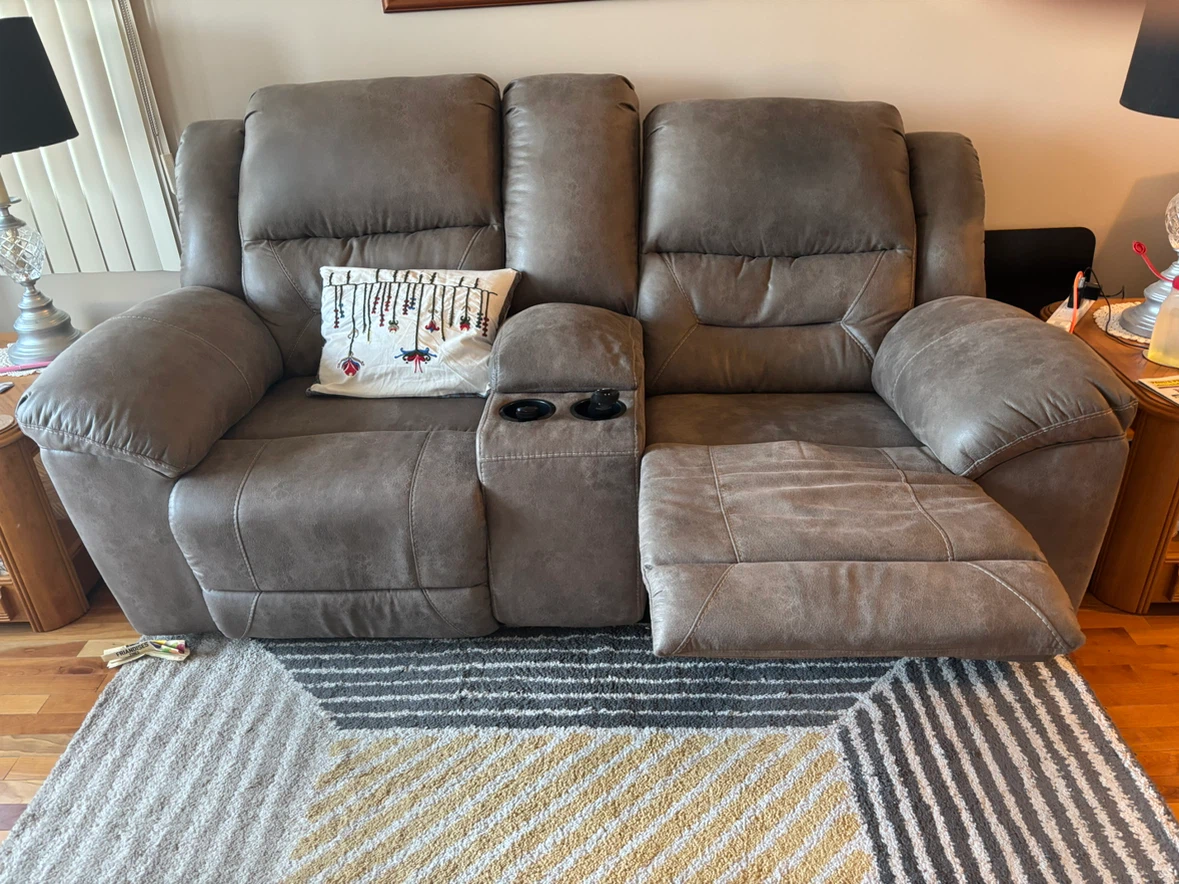 Leather recliner - photo 3