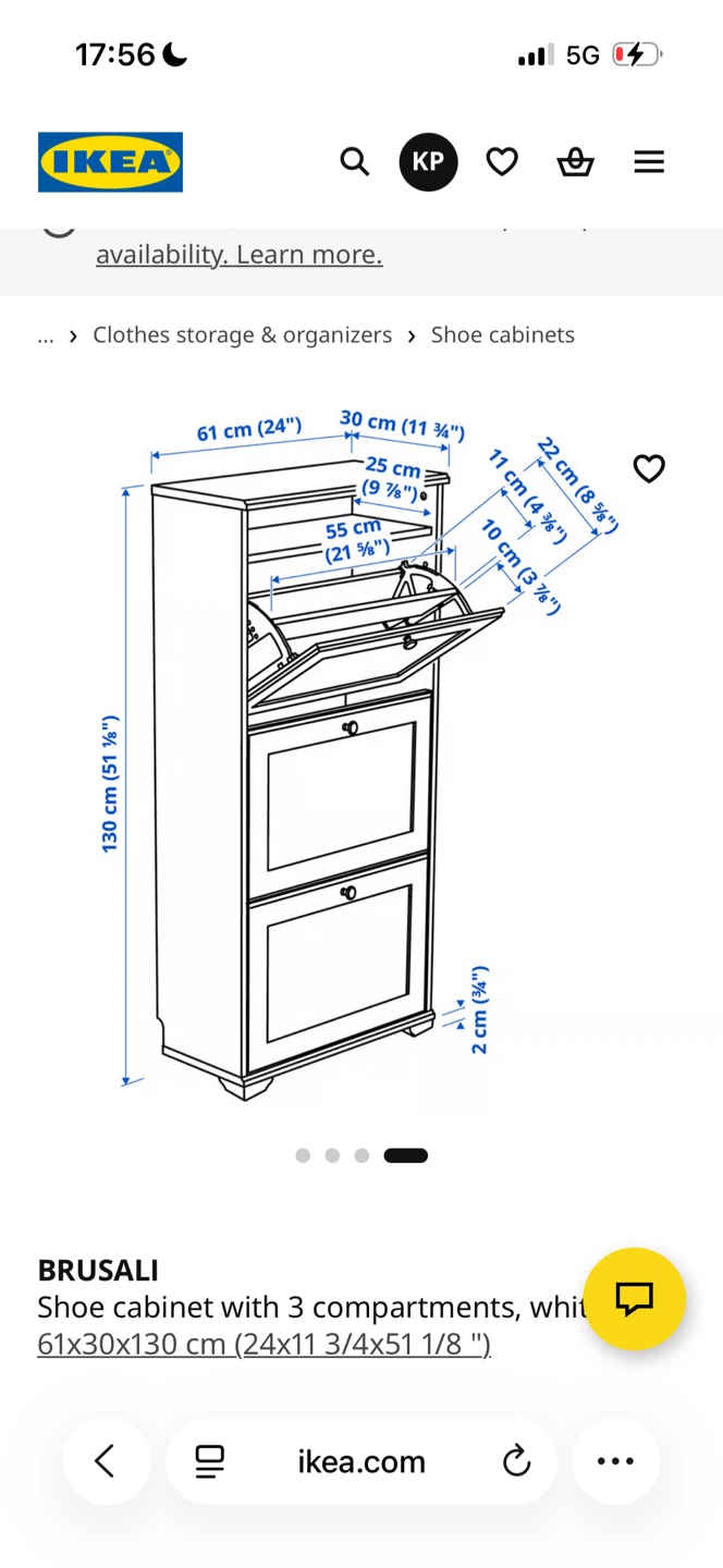 IKEA BRUSALI Shoe Cabinet - photo 3