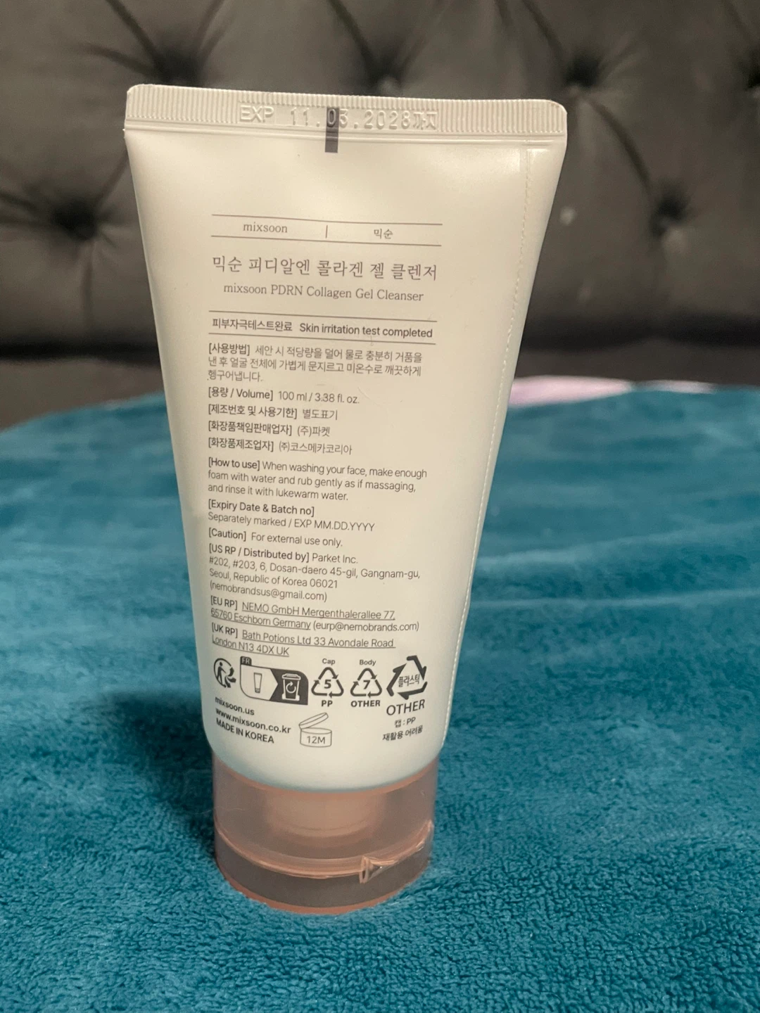 Mixsoon PDRN Collagen Gel Cleanser 100ml - photo 3