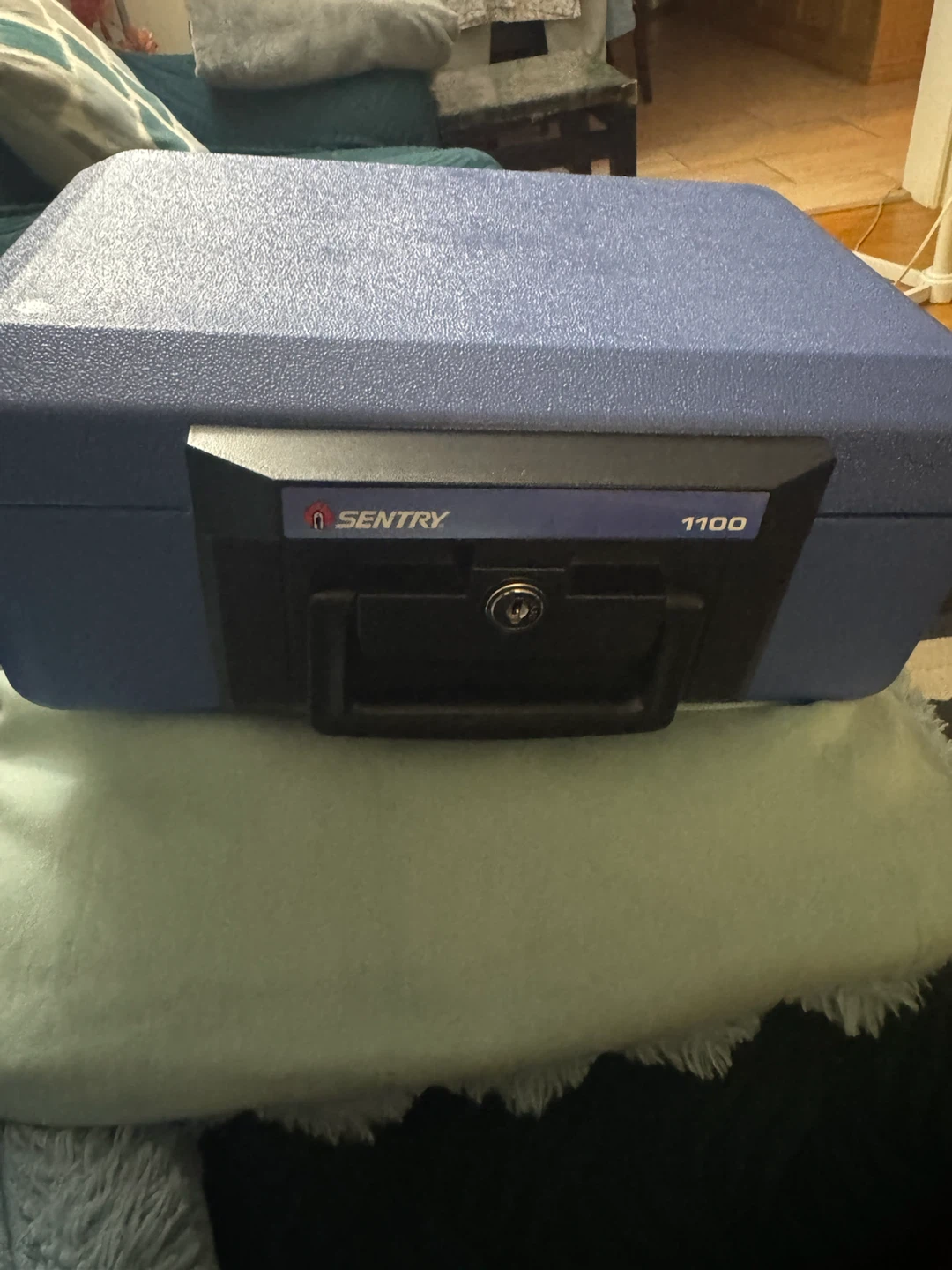 SentrySafe 1100 Fire Chest blue colour