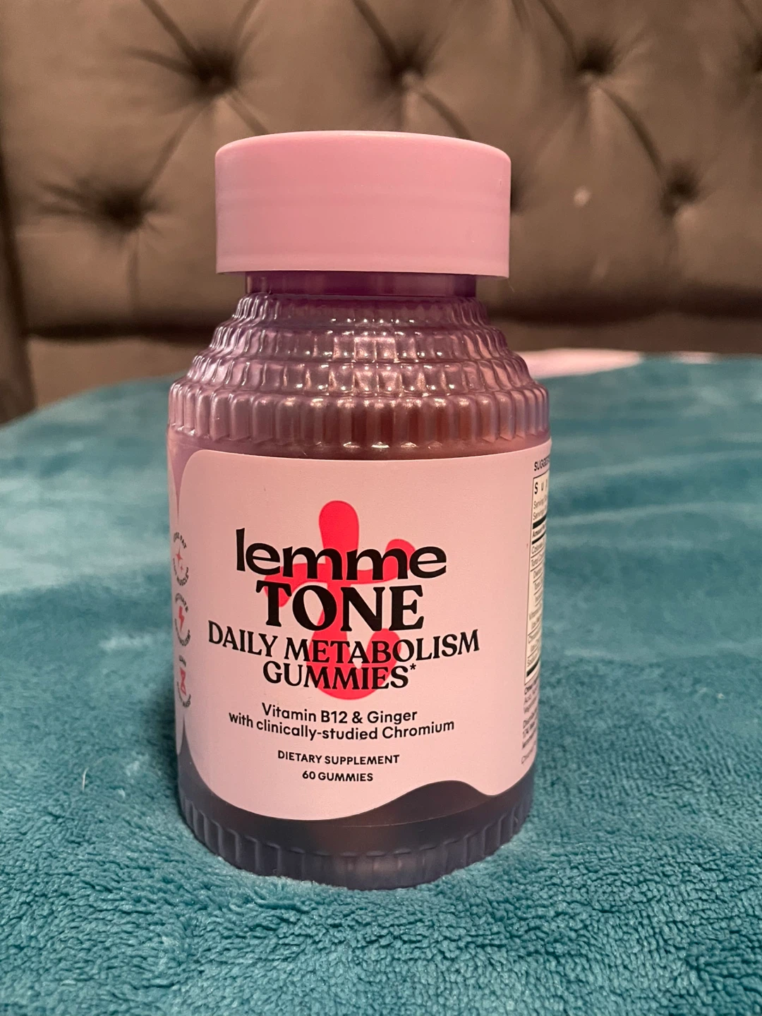 Lemme Tone Daily Metabolism Gummies - 60 Count