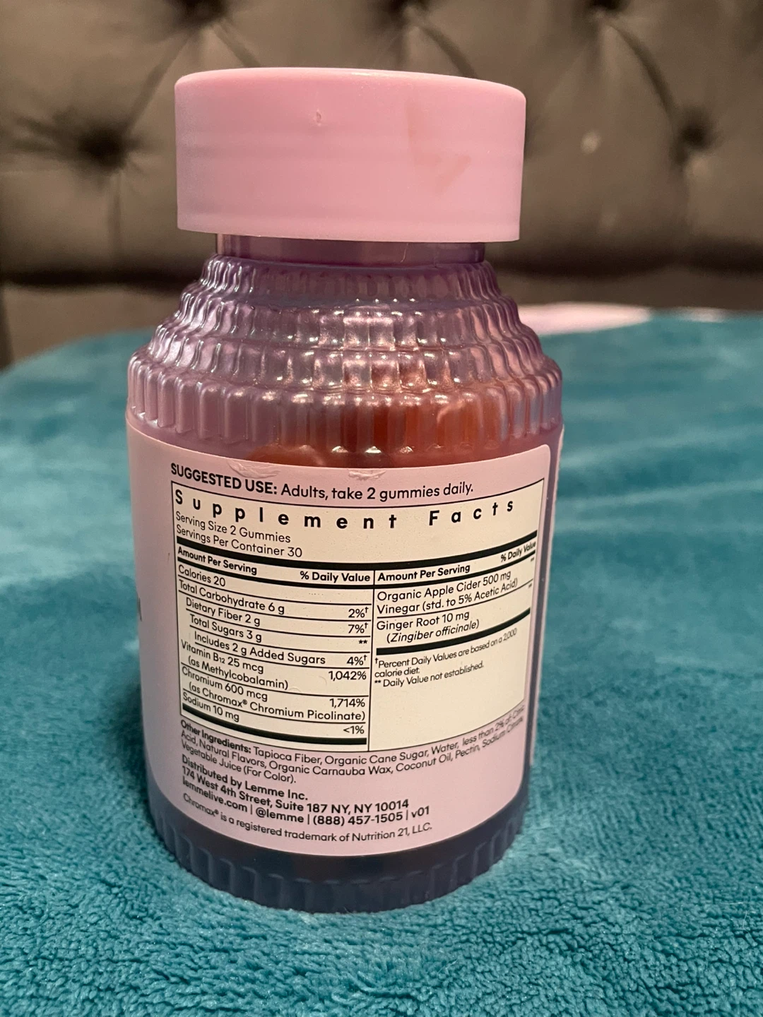Lemme Tone Daily Metabolism Gummies - 60 Count - photo 2