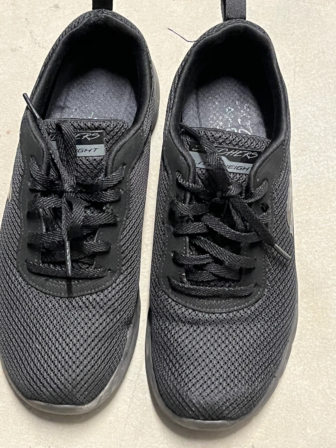 Skechers Women's Black Mesh Sneakers