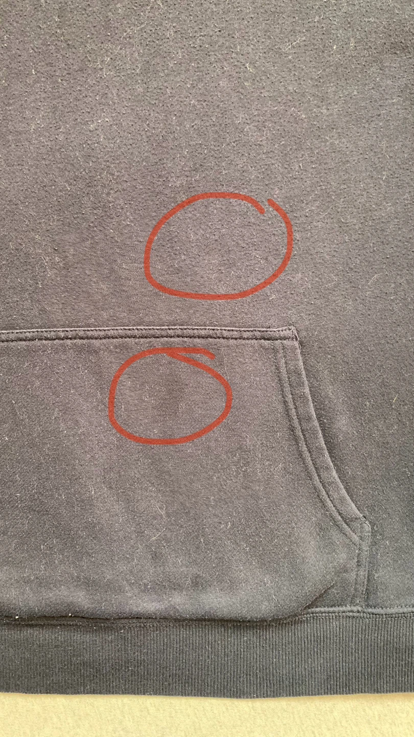 Ardene Navy Blue Hoodie ~ Size XS (a couple of small stains) - photo 4