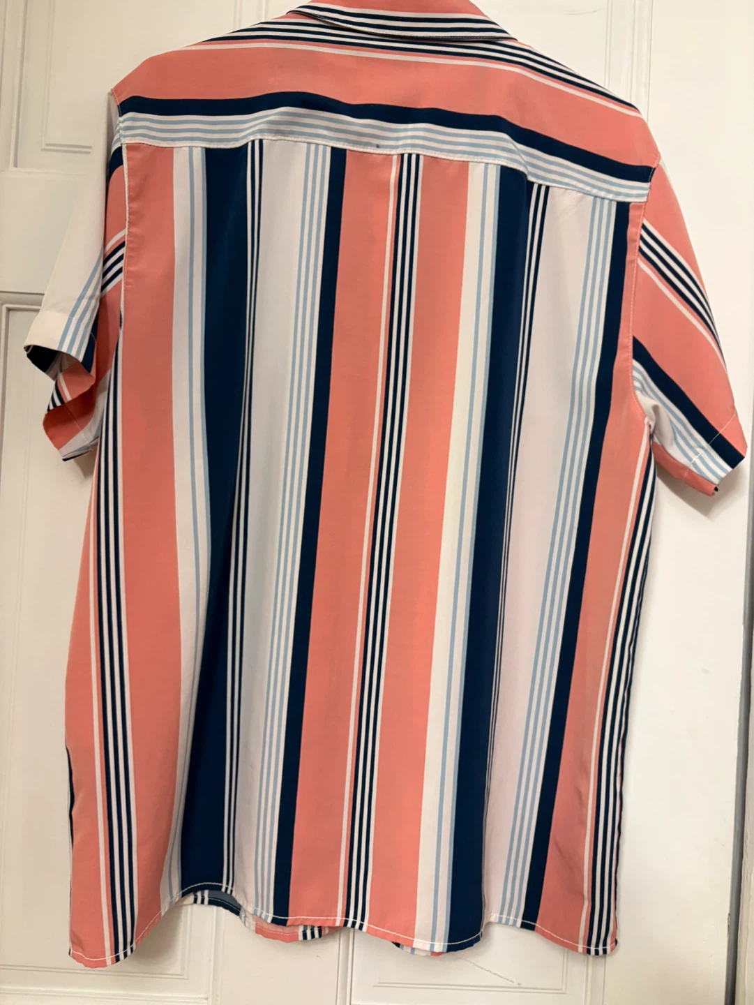 NOVA MEN Striped Short Sleeve Button-Up Shirt - photo 2